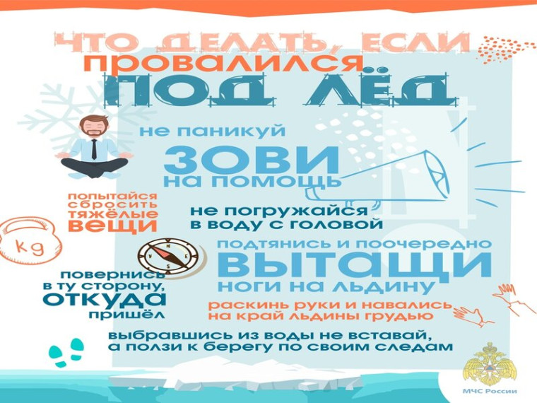 Что делать, если провалился под лёд. Что делать, если провалился под лёд.